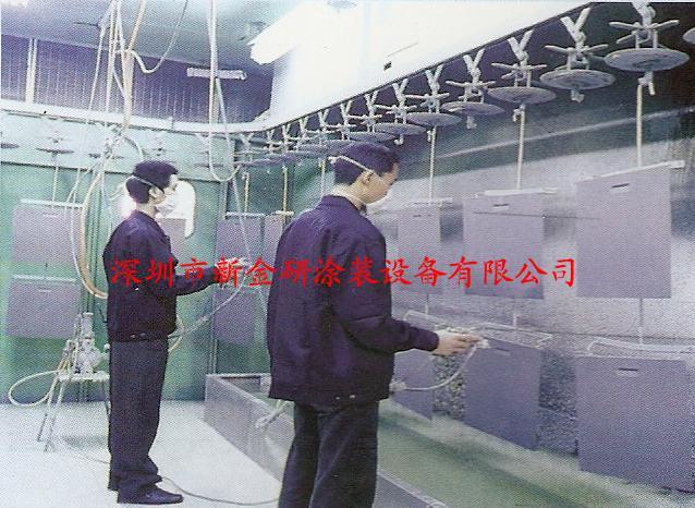 深圳市新金研涂装供应不锈钢水帘柜 喷漆台